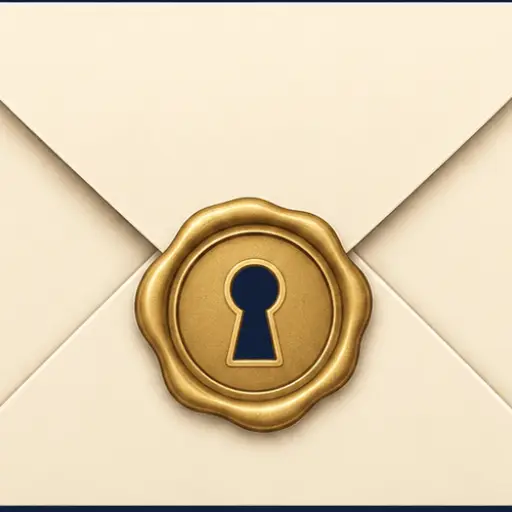 The Second Envelope logo, a sealed envelope with a gold wax seal