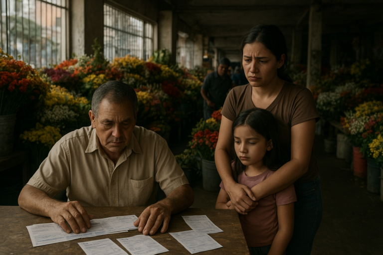 Colombian family story illustration for Everyone Called Dalia Difficult Until the Delivery Receipts Explained the Uncle's Choice