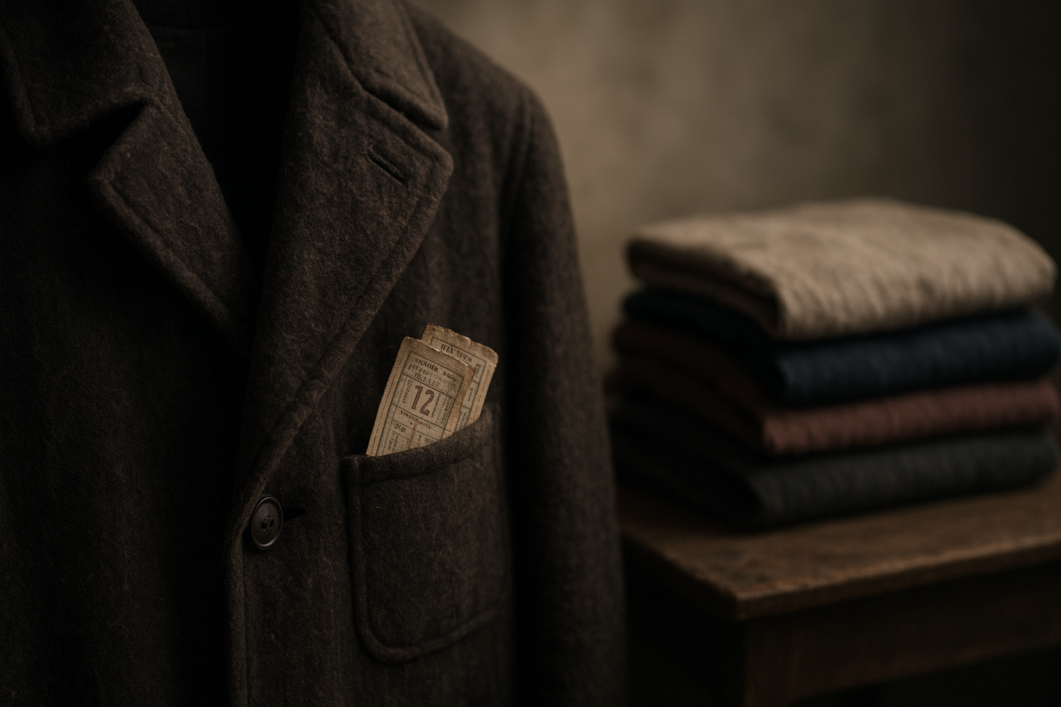 mother inheritance story illustration for Her Mother's Coat Pocket Held the Bus Tickets No One Believed She Bought