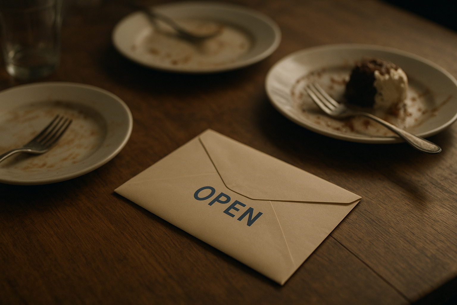 mother inheritance story illustration for Mother's Final Lesson Was Waiting in the Envelope Marked Open After Dinner