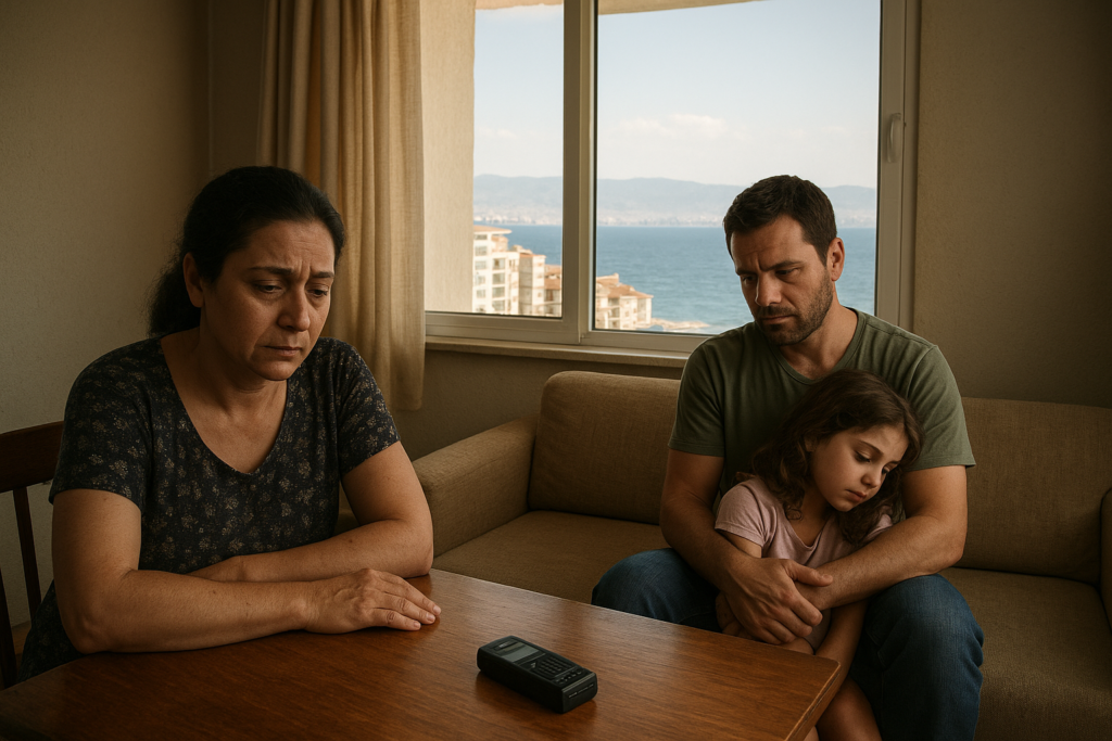 Turkish family story illustration for Grace Kept the Receipts No One Respected Until the Family Café Was at Risk