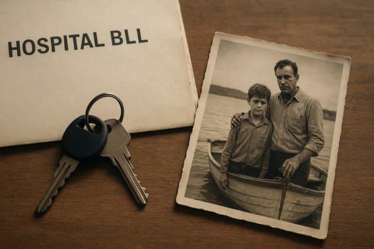 unpaid bills story illustration for The Brother Who Wanted the Boat Forgot Who Paid Father's Hospital Bills